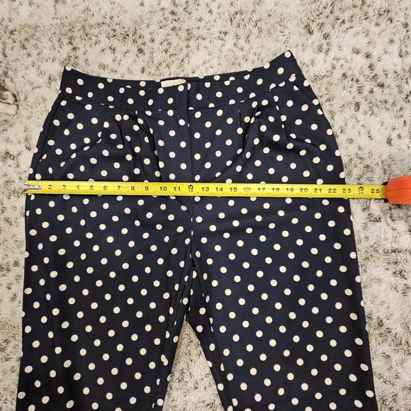 Tuckernuck NWT SZ XL Pleated Polka Dot Cropped Pixie Pant Hi Rise Ankle Pants - Picture 10 of 14